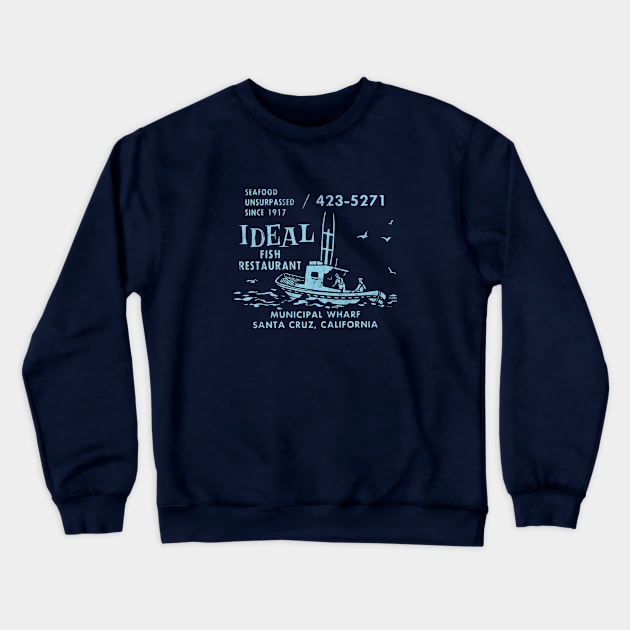 Ideal Fish Retro Crewneck Sweatshirt by KevShults